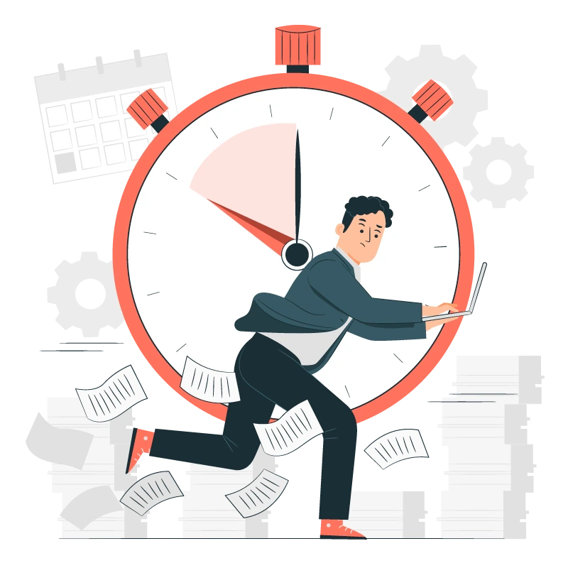 time-consuming-rush-work Not enough time, time consuming and rushing